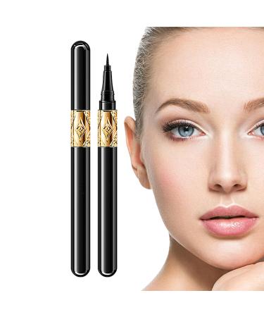 Waterproof Eyeliner Water Resistant Eyeliner - Eye Liner Pencil with Ultra Fine Brush Tip Glides on Smoothly for Precise Definition Quick Drying Formula 1g Dtt
