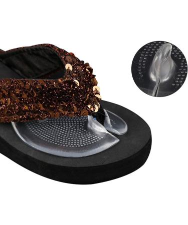 Buy Transparent Gel Toe Sandals & Forefoot Pads - Slipproof Flip-Flop Inserts for Ultimate Toe Protection - International Shipping Available - Buy Online on GoSupps.com