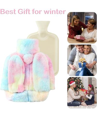 Electricity-Free 2L Foot Warmer Bottle | Soft Rabbit Ear Design | Multi-Functional Heating Pads for Men & Women | Colorful Winter Gift - Buy Online on GoSupps.com