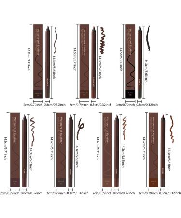 Les eye-liners hypoallerg niques pointe fine cr ent des looks parfaitement ail s et une longue dur e de r sistante la transpiration crayon gel imperm able - Buy Online on GoSupps.com