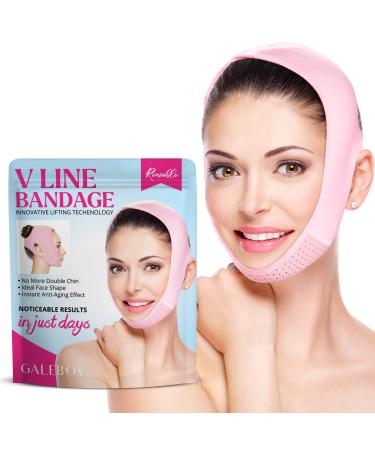 Galeboy V line Lifting Mask Double Chin Reducer, Double Chin Eliminator, Double Chin Mask, Chin Strap, Chin Mask Lift, Face Slimmer, Chin Strap for Double Chin for Women & Men (66cm)