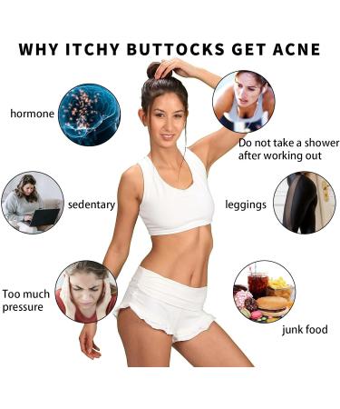  Uzionoie Hip Acne Cream Butt Treatment Cream Restores Court Skin Soft And Smooth Moisturizing Skin Repair 100ml - Buy Online on GoSupps.com