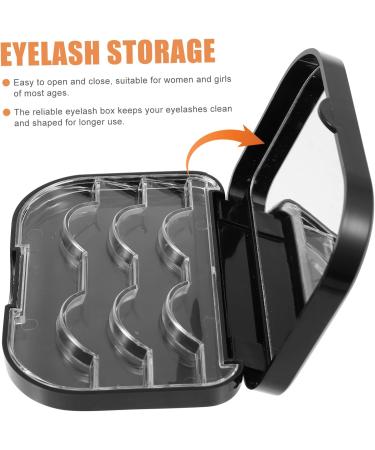 DOITOOL Box Eyelash Storage Box Multi-slot Eyelash Holder Eyelash Holding Container Cosmetic Travel Containers False Eyelash Storage Holder Woman Organizer Acrylic Simple - Buy Online on GoSupps.com