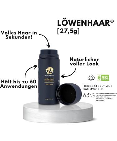  LOEWENHAAR 27.5g scattered hair thickening hair for fine hair instant hair fibers for men women natural structure for thick thick hair (blonde - Buy Online on GoSupps.com