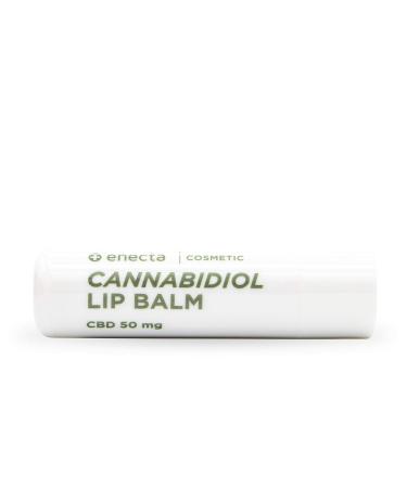 Enecta Hemp Extract Lip Balm 50mg | Protective Hypoallergenic & Dermatologically Tested for Naturally Protected Lips - International Shipping Available - Buy Online on GoSupps.com