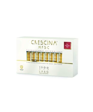 Crescina HFSC Transdermic Technology Physiological Hair Growth 1300 Men 20 Ampoules