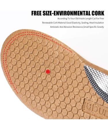 Orthopedic Insoles for Flat Feet | Arch Support Microfiber Leather Inserts for Men & Women (41-43 - Buy Online on GoSupps.com