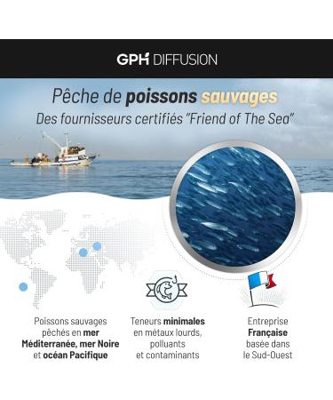 Omega 3 Wild Fish Oil - 33% EPA / 22% DHA - 100 Capsules - GPH Diffusion - Buy Online on GoSupps.com