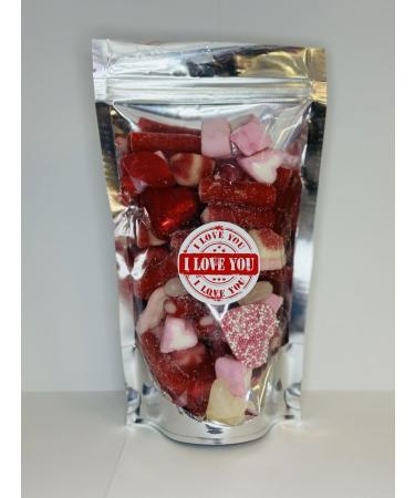 I Love You Galentines Valentines Day Filled Pick N Mix Sweet Treat Pouch Love Heart 200g