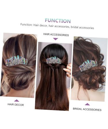 FRCOLOR 1pc Niang Silver 20-tooth Hair Comb Pearl Headpiece Hair Accessory Wedding Hair Comb Hair Decorations for Women Grey Lace Front Wigs Mermaid Clip Tie up Copper Wire Bride The Witch - Buy Online on GoSupps.com