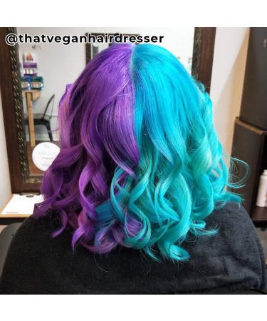 ARCTIC FOX Aquamarine Semi-Permanent Hair Color Dye - Vegan & Cruelty-Free (8 Fl Oz) - Buy Online on GoSupps.com
