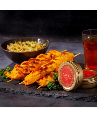 Zaran Saffron Super Negin Threads - Premium Grade Saffron Spice (10g) for Paella, Risotto, Tea & Culinary Uses - Buy Online on GoSupps.com