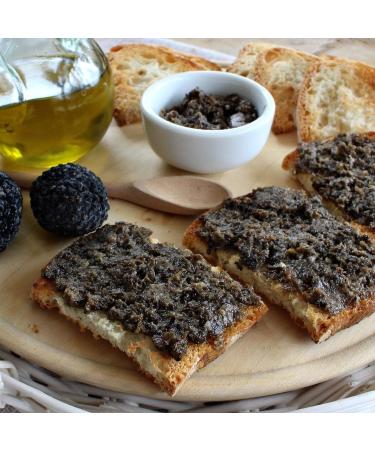 Valnerina Tartufi Black Truffle Pat Tartufata Sauce with Mushrooms, Truffles, Black Olives 90g Jar - Buy Online on GoSupps.com