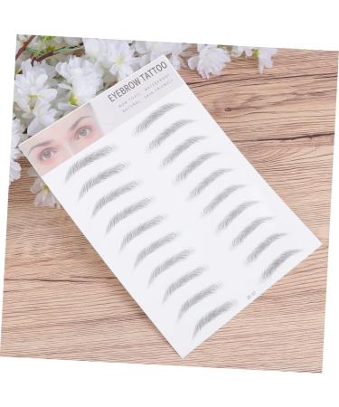 MAGICLULU 4 Pcs 3d Eyebrow Stickers Natural Eyebrow Sticker -like Artificial Eyebrow 6d Template Water Proof - Buy Online on GoSupps.com