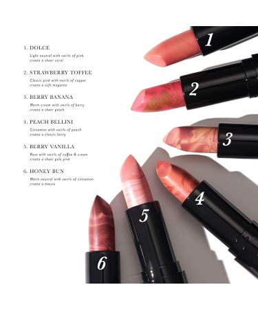 LAURA GELLER Italian Marble Sheer Lipstick in Berry Vanilla - Hydrating Cream Finish with Vitamin E & Castor Seed Oil - Buy Online on GoSupps.com
