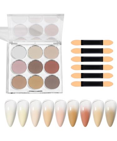 Poudre Ongles Pigment e - Finition Effet Miroir Magique Brillant 9 Couleurs | D coration Arc-en-D grad Brillante DIY pour P ques Halloween No l CF03 - Buy Online on GoSupps.com