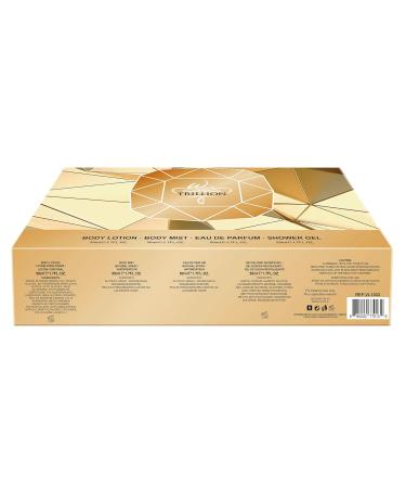 Hybrid & Company Women Trillion Yellow 4Pcs Gift Set 50ml-Perfume&50ml-Mist&50ml-Bodylotion&50ml-Shower Gel - Buy Online on GoSupps.com