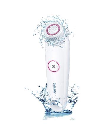 Beurer FC45 Electric Portable Waterproof Facial Cleansing Brush, Acne Face Wash in Shower, Face Mask Skin Care w/ 2 Speeds & Skincare Zone Timer, Face Cleanser for Korean Skin Care Products FC45 - Facial Brush