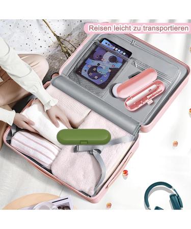 Premium Electric Toothbrush Travel Case - 4 Pack Portable & Durable for Camping School & Outdoor Use - 4 Colors Perfect Size 21.5 x 8.0 x 4.5 cm - Buy Online on GoSupps.com