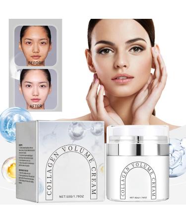 Collagen Anti Aging Face Cream Collagen-Rich Anti Wrinkle Face Care Hydrating Moisturizer Day and Night Hyaluronic Acid Moisturizer Face Cream - Essential Vegan Cream - 50g for All Skin Types - Buy Online on GoSupps.com