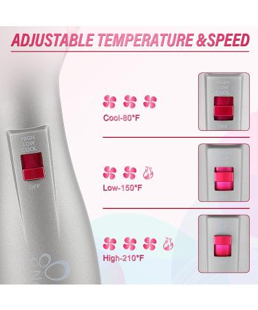 Buy NewWay 1000W Hot Air Brush - Safe & Stylish Hair Drying Volumizing with Overheating Protection - ALCI Plug - International Shipping Available - Buy Online on GoSupps.com