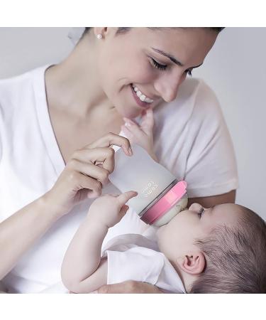 Comotomo Baby Bottle Pink 5oz - 2 Pack | BPA-Free, Easy to Clean - Buy Online on GoSupps.com