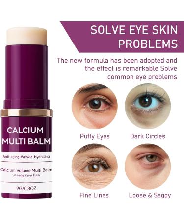 Calcium Multi Balm Anti-Aging Wrinkle Core Stick Collagen Moisturizing Stick Hydrating Calcium Volume Multi Balm - Suitable for Eyes Neck Face Portable Daily Use Wrinkle Reducing balm (1PCS) - Buy Online on GoSupps.com