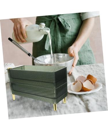 jojofuny Fridge Egg Organizer Box Egg Holder for Fridge Eggs Egg Carrier Egg Tray Fridge Egg Holder Dog Anti-collision re-usable Green 26.5X16X10CM - Buy Online on GoSupps.com