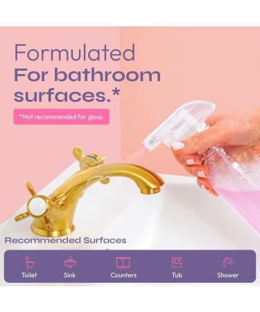 FOMIN Bathroom Cleaner Refill Tablets - 6 Pack Magnolia Grapefruit | All-in-One Spray Solution - Makes 102 fl oz | Eco-Friendly & Effective Bathroom Cleaning - Buy Online on GoSupps.com