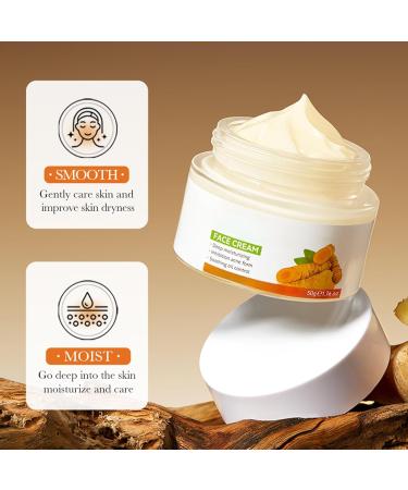 Beslibate Turmeric Face Cream 50g + Turmeric Serum 30ml to remove dark spots brightens and evens skin tone turmeric serum to correct oil spots cream5-5 - Buy Online on GoSupps.com