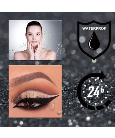 TokaBrize 2-in-1 Eyeliner & Adhesive - Rhinestone Black | Strong Hold for False Lashes | No Glue, No Magnet | 2021 Upgraded Formula - Buy Online on GoSupps.com