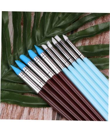 DOITOOL 2 Sets 10pcs Nail Art Manicure Tools Clay Tools Embossing Clay Indentation Pen Nail Liner Manicure Dotting Pen Dotting Brush Pen Nail Polish Rhinestones Pottery - Buy Online on GoSupps.com
