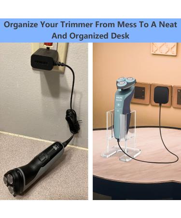 Beautyflier Electric Razor Stand for Philips Norelco - Universal Acrylic Shaver Holder & Storage Rack for Men | Home Bathroom Accessories - Buy Online on GoSupps.com