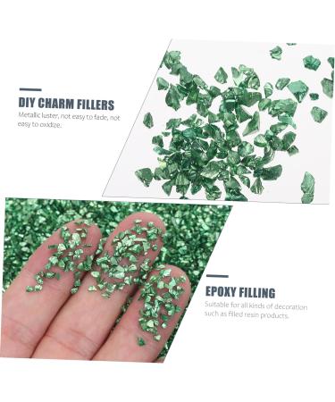 1 Glass Chip Nail Sprinkles Rhinestones for Nails Vintage Nail Charm Nail Crushed Glass Punk Accessories 3D Nail Charm Resin Filler Gems for Nails Bulk Chips Nail Stickers Manicure 0.5X0.3cm Green - Buy Online on GoSupps.com