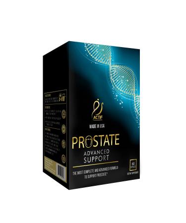 ACTIF Prostate Advanced Support with 20+ Factors Complete Support for Urinary Health and Prostate - 60 Capsules Made in USA Non-GMO