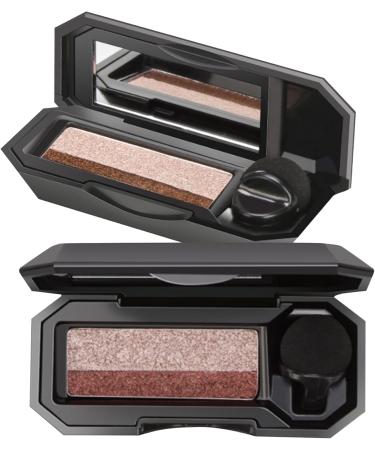 Brown Eyeshadow Eyeshadow Palette 2 Colors Eye Shadow Palette Makeup with Small Sponge Brush Waterproof Long-Lasting Portable Two Tone Eyeshadow Highly Pigmented Style 1 - Buy Online on GoSupps.com