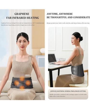 Kehtu Waist Massage Device | Vibration Massage Belt with 5-Stage Heat & 3 Adjustable Modes for Muscle Relief - Buy Online on GoSupps.com
