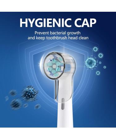 iO Toothbrush Head Covers for Oral B Electric Toothbrush - 4pcs Transparent Protection Covers for Travel & Home - Buy Online on GoSupps.com