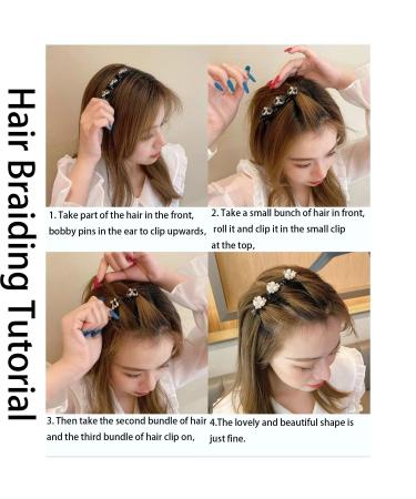 Crystal Stone Braided Hair Clip with Rhinestones - Women/Girls Hair Accessories - Buy Online on GoSupps.com