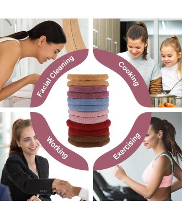 Buy Cobee 100pcs Hair Ties for Women - Elastic Ponytail Holders & Hair Accessories (Kpop Style 4mm) - International Shipping Available - Buy Online on GoSupps.com