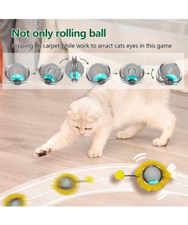 AUKL Interactive Cat Toy Ball - Automatic Rolling Robotic Car for Cats - Buy Online on GoSupps.com