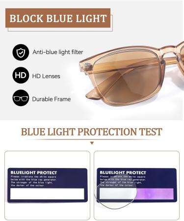 UV400 Reading Sunglasses for Men & Women - Full Lens Readers in Brown - IF8082 1.25x - Buy Online on GoSupps.com