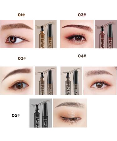 Lightsbetter Waterproof Brow Pen Precisely My Brow Pencil Magical Waterproof Brow Pen Tint My 4 Tip Brow Waterproof 24h Smudge Proof 5 Colours Available (03#) - Buy Online on GoSupps.com