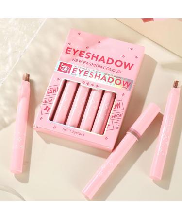 Double Colors Eyeshadow Stick - Eye Shadow - Eye Shadow Pencil Stick Shimmer Eyeshadow Crayon Set for Friends Family  - Buy Online on GoSupps.com