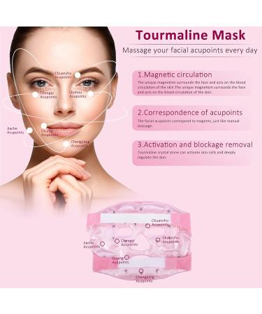 Tourmaline Gel Facial Mask - Reusable K Beauty Mask for Migraines Swollen & Dry Eyes | International Shipping - Buy Online on GoSupps.com