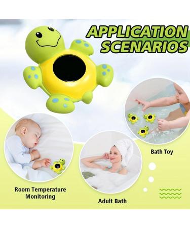Toddler Bath Thermometer | Cartoon Turtle Thermograph & Temperature Monitor for Safe Bathing - Buy Online on GoSupps.com