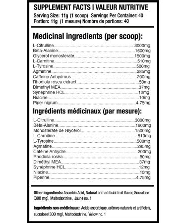 Predator Labs - Berserk 3.0 - Hardcore Pre-Workout Energy and Pump Formula 40 Servings (Pineapple Mango) - Buy Online on GoSupps.com