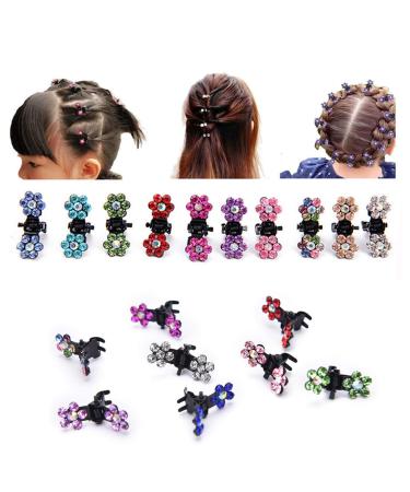 DWE Hairpins Hairbands Barrettes Small Hair Clips Flowers Accessories for Women and Girls 15 Pieces