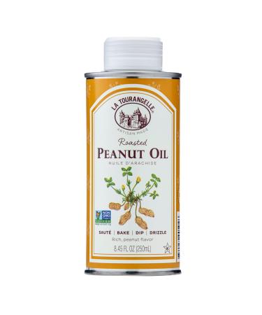 La Tourangelle, Roasted Peanut Oil, Perfect for Deep Frying, High Heat Cooking, Adding to Noodles, Stir-Fries, Vinaigrettes, and Marinades, 8.45 fl oz Roasted Peanut Oil 8.45 Fl Oz (Pack of 1)