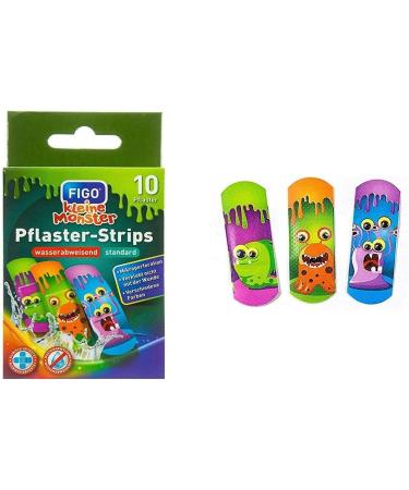 Buy Mountain Man Children's Plaster Strips - 40 Pack Water-Repellent & Skin-Friendly Colorful Designs for Boys & Girls - Clinically Tested - Buy Online on GoSupps.com